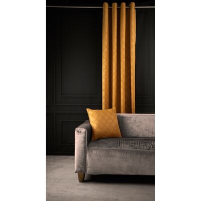 Zasłona Maroco musztarda 140 x 270 cm przelotki