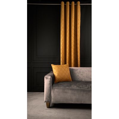 Zasłona Maroco musztarda 140 x 270 cm przelotki