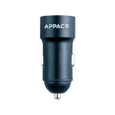 Ładowarka samochodowa 2xUSB 2,1 A CLT721 czarna DPM