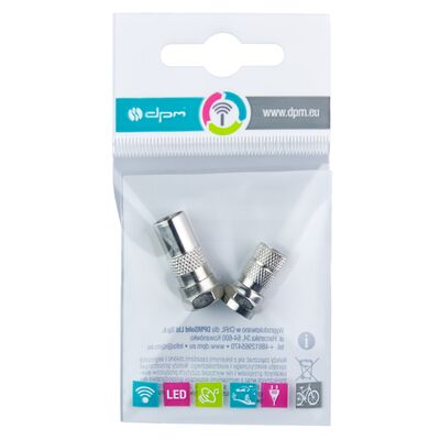 Adapter antenowy wtyk F-wtyk TV BMJ10F DPM
