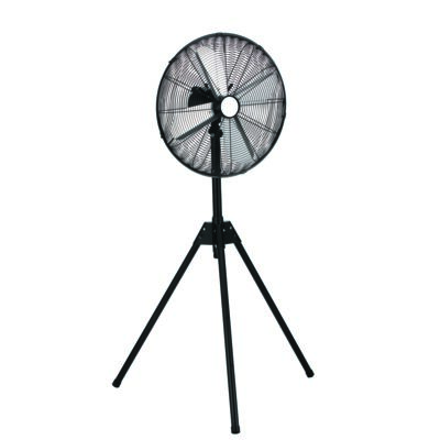 Wentylator podłogowy na trójnogu czarny 60 W