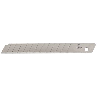 Ostrza łamane wymienne 9 mm, 10 sztuk TOPEX