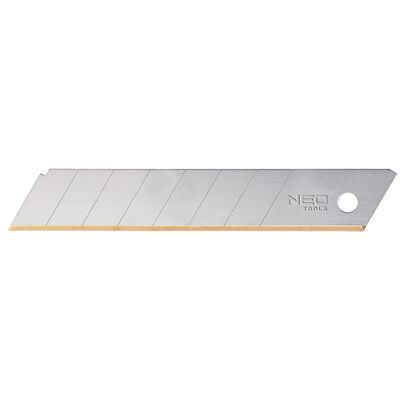 Ostrza łamane wymienne 18 mm, 10 sztuk NEO