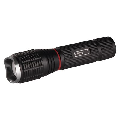 Latarka metalowa LED 5 W + 3 W COB, 230 lm 3× AAA z zoomem