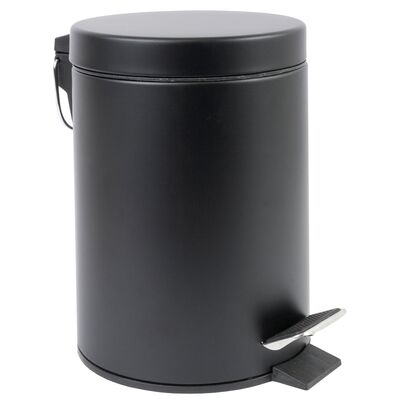 Kubełek 3 l czarny stal