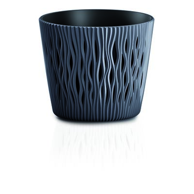 Doniczka DSR190 Sandy Round - antracytowy