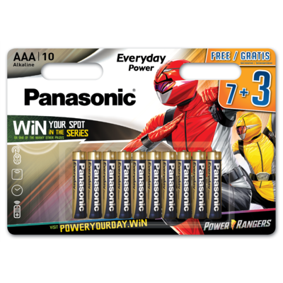 Zestaw baterii Panasonic AAA LR03 7+3 Everyday Power