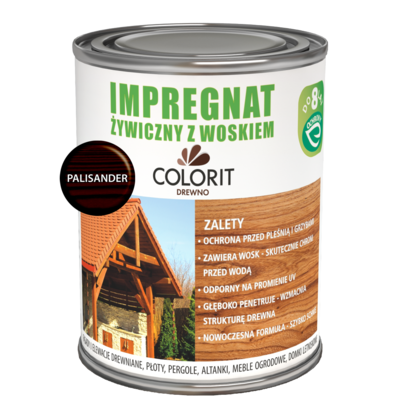 Impregnat żywiczny z woskiem Plisander 0,75 l Colorit Drewno