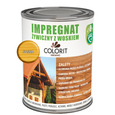Impregnat żywiczny z woskiem Sosna 0,75 l Colorit Drewno