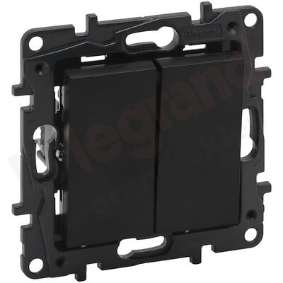 Łącznik świecznikowy NILOE STEP czarny mat