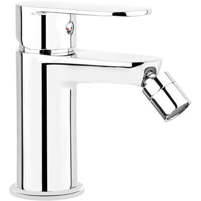 Bateria bidetowa stojąca Alpinia chrom korek click-clack