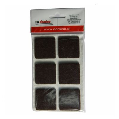 Filc brązowy 45 x 45 mm