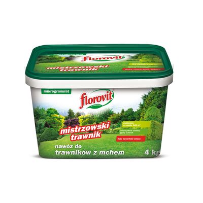 Nawóz granulowany Florovit Do trawników z mchem 4 kg