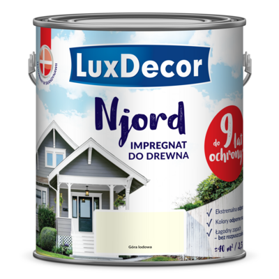 Impregnat do elewacji drewnianych Njord góra lodowa 2,5 l LuxDecor
