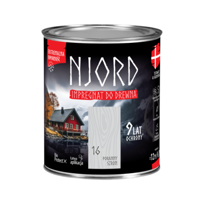 Impregnat do elewacji drewnianych Njord poranny szron 0,75 l LuxDecor