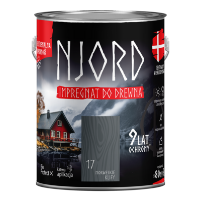 Impregnat do drewna norweskie klify 5 l Njord 