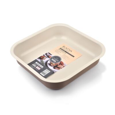 Blacha tłoczona DELICATE do pieczenia NON-STICK CAFFE CREME 26 x 26 x 6 cm
