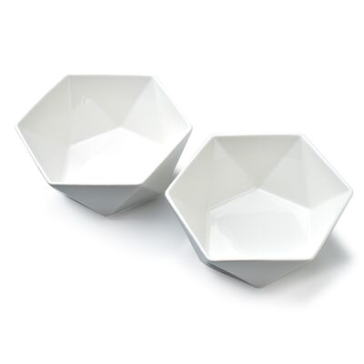 Komplet 2 miseczek RALPH WHITE 15,5 x 17 x h7 cm poj. 750 ml