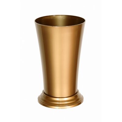 Flakon Orchidea 19 cm złoty/czarny ze stópką