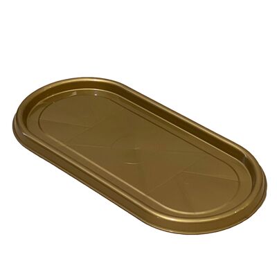 Podstawka pod znicze 35 x 15 cm złoty