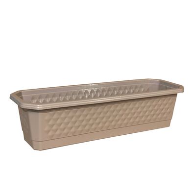 Skrzynika balkonowa Diamante 40 cm cappuccino