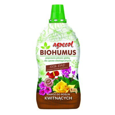 BIOHUMUS nawóz do roślin kwitnących 1 l Agrecol