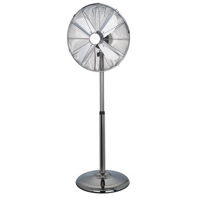 Wentylator podłogowy 40 cm czarny chrom