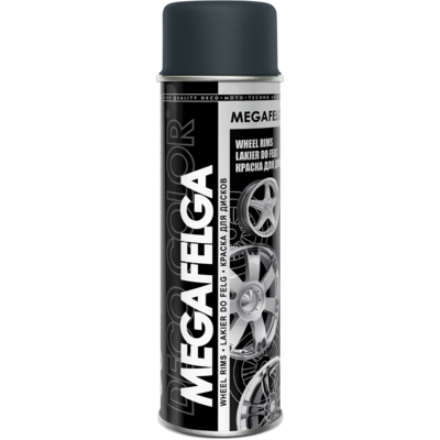 Lakier akrylowy Megafelga antracyt satyna