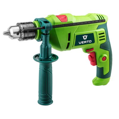 Wiertarka udarowa 500 W, uchwyt kluczykowy 13 mm, obroty 0-3000 min VERTO