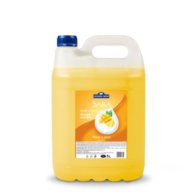 Mydło w płynie Sara 5 l Mango i cytryna
