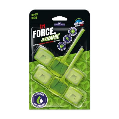 Kostka do WC TRI FORCE DYNAMIC 2 x 45 g las
