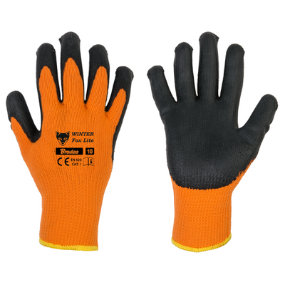 Rękawice ochronne WINTER FOX LITE lateks, rozmiar 11