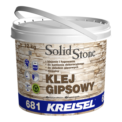 Klej gipsowy Solid Stone 681 12 kg KREISEL