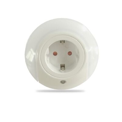 Lampka nocna wtykowa LED 0,4W 15lm z czujnikiem zmierzchu Elektro