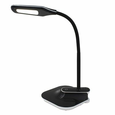 Lampka biurkowa LED Nelly z klipsem czarna Nilsen