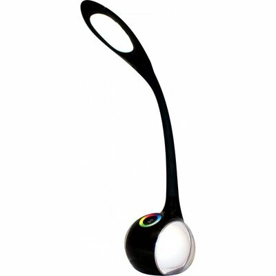 Lampka biurkowa i nocna LED MAGIC 1 RGB czarna Nilsen