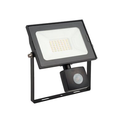 Oprawa naświetlacz LED RINO 30W z czujką ruchu PIR 6500K 2400lm czarny INQ
