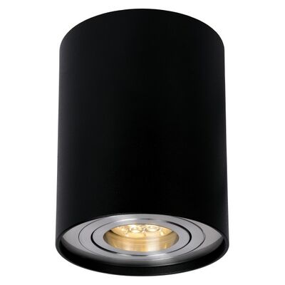 Oprawa sufitowa IVO 1B/AL tuba czarna/aluminium OZZO