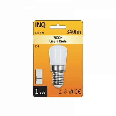 Żarówka LED E14 LED 4 T26 340lm 3000K lodówka INQ