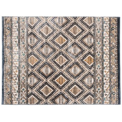 Dywan Zoe 160 x 235 cm boho niebieski