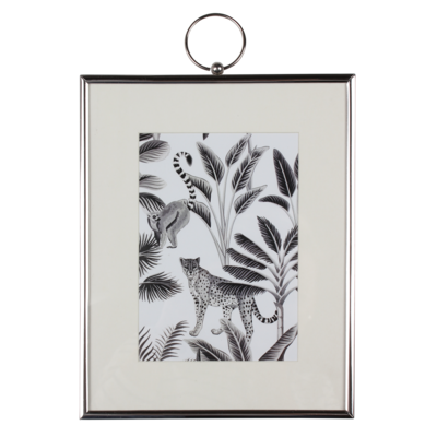 Ramka na zdjęcia SAVANA 20 x 30 cm metal srebrna