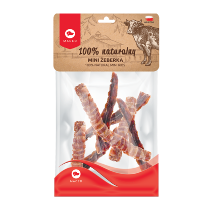 Przysmak dla psa mini żeberka 60 g