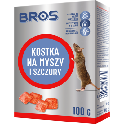 Kostka na myszy i szczury 100 g BROS