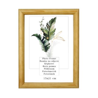 Ramka na zdjęcia półwałek eko lakierowana 15 x 21 cm