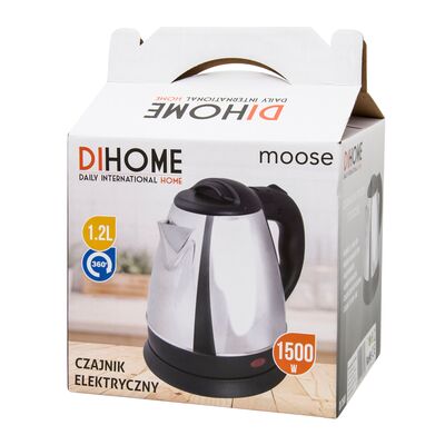 Czajnik elektryczny MOOSE 1,2 l stalowy