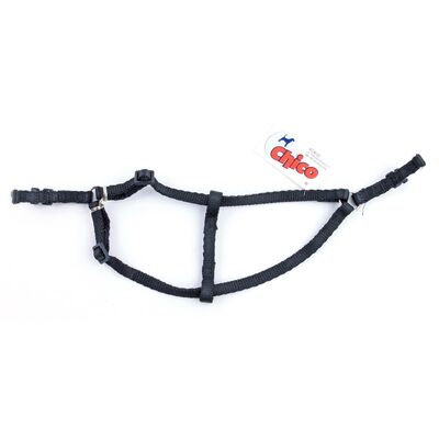 Szelki taśma regulowane 40 cm czarne CHICO