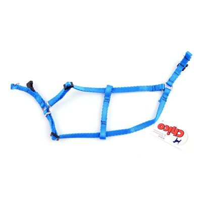 Szelki taśma regulowane 50 cm niebieskie CHICO