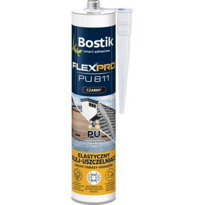 Klej uszczelniacz FlexPro PU811 czarny 300 ml Bostik