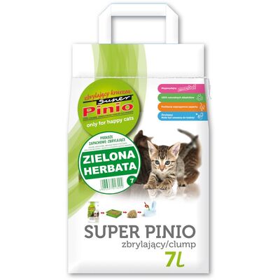 Żwirek Super Benek 7 l Pinio Zbryl. Kruszon Ziel Herbata