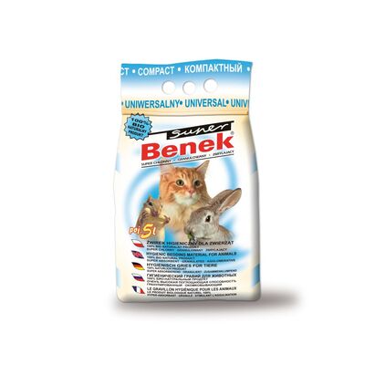 Żwirek Super Benek 5 l Uniwersalny Compact szary